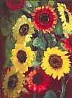Unknown emil nolde Sunflowers painting